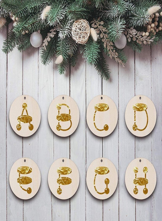 ROOT KRAFT Woodwork Buyist Unfinished Blank Round Wooden Hanging Tags - Image 5